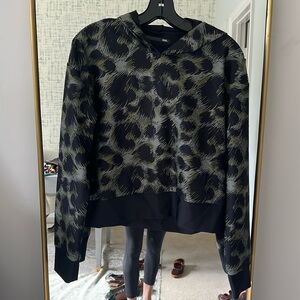 Cor leopard palm print hoodie